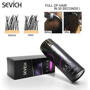 Premium Haarpoeder met Keratine Haarvezels - Camoufleert Kale en Dunne Plekken - Haaruitval - 25 Gram - Donkerbruin Haar