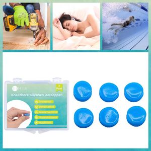 SIMIA™ Premium Siliconen Kneedbare Oordoppen tegen Geluidsoverlast - 6 Stuks