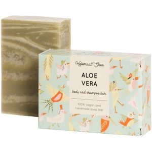 Aloë Vera Haar & Body Zeep 100 gram HelemaalShea | Aloe Vera Body and Shampoo Bar Helemaal Shea HelemaalShea