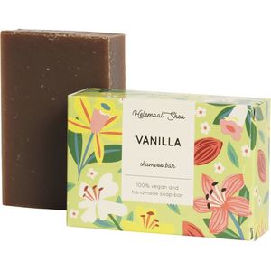 Vanille Haarzeep voor Alle Haartypen 100 gram HelemaalShea | Vanille Shampoo Bar Helemaal Shea HelemaalShea