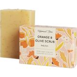 HelemaalShea - Orange en Olive Scrubzeep - Vegan
