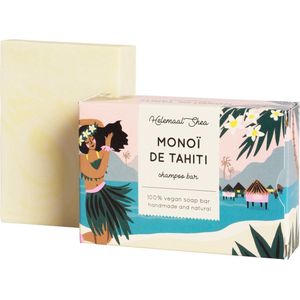 Monoï de Tahiti Haarzeep voor Alle Haartypen 100 gram HelemaalShea | Monoi de Tahiti Shampoo Bar Helemaal Shea HelemaalShea