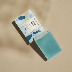 Triple Mint Zeep 100 gram HelemaalShea | Triple Mint Body Bar Helemaal Shea HelemaalShea