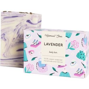 HelemaalShea - Natural Lavender body bar - Zeep Bar Lavendel - Vegan