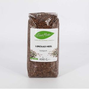 Lijnzaad heel - 400g - BIO