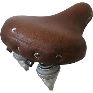 Selle Comfort Fietszadel Zadel - Drifter Retro XL - Met Smart Foam - Bruin - Unisex