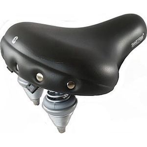 Selle Comfort Retro fietszadel XL - Smart Foam - Unisex - Bruin - Comfortabel ontwerp