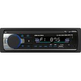 Strex Autoradio met Bluetooth voor alle auto's - USB, AUX en Handsfree - Afstandsbediening - Enkel DIN Auto Radio met Ingebouwde Microfoon