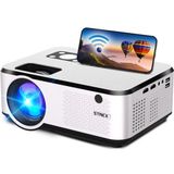 Strex Beamer - Full HD 1920x1080P - 7000 Lumen - Streamen Vanaf Je Telefoon Met WiFi - Mini Projector