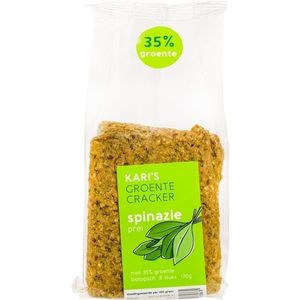 Kari's Crackers Spinazie Prei 8St