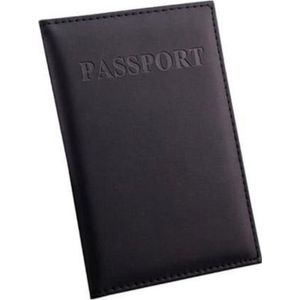 Zwarte Paspoort Protector - Beschermhoes - Paspoorthouder - Cover - Mapje