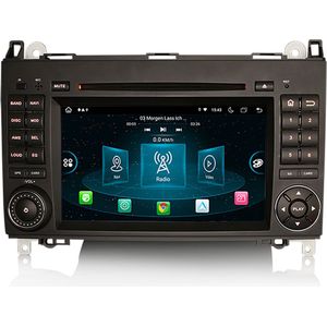 Carplay autoradio Geschikt voor Mercedes Sprinter | Vito | A-Klasse | Geschikt voor Volkswagen Crafter | 2004 t/m 2018 | Android 13 | Draadloos Apple Carplay & Android Auto | 4GB + 64GB | 8-Core processor | Cartronix | 2025 model | Bluetooth & Wifi