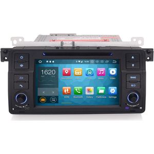 Navigatiesysteem met Bluetooth Autoradio Aux en USB – Android 8.0 – 1998 t/m 2006 – Rover – Met Camera - geschikt voor BMW 3 serie E46
