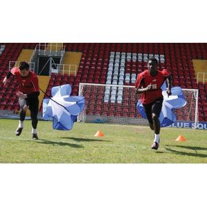 Diamond Football Weerstandsparachute - Sprint training - Met tas - Voetbal trainingsmateriaal