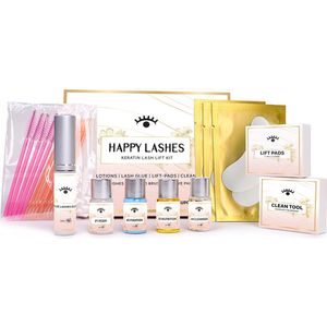 Happy Lashes Lash Lift Kit - Upgraded Wimperlifting Set - Wimperserum - 25-delig - Cadeau Voor Haar