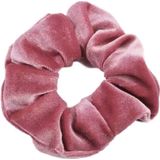 Kraagjeskopen.nl® Scrunchie Velvet Roze Haarelastiek Haaraccessoire - 1 stuk