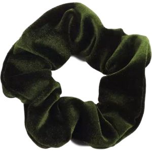 Scrunchie Bosgroen Velvet