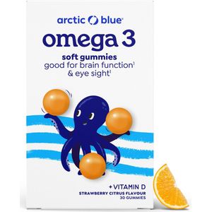 Arctic Blue Omega 3 gummies DHA, EPA en vitamine D 30 Gummies