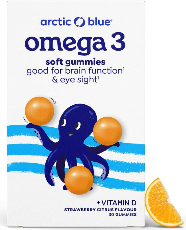 Arctic Blue Omega 3 gummies DHA, EPA en vitamine D 30 Gummies