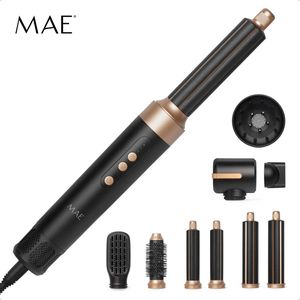 MAE® Airstyler Pro - 9-in-1 Multistyler - Föhnborstel, Krulborstel & Krultang - Diffuser - Zwart