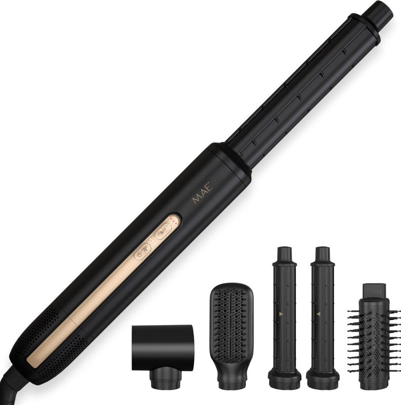 MAE® Airstyler II - Föhnborstel & Krulborstel - Krultang 5 in 1 Multistyler - Hairwrap - Haarstyler