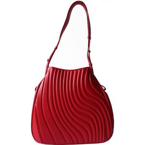 Hobo bag CURVE - Red