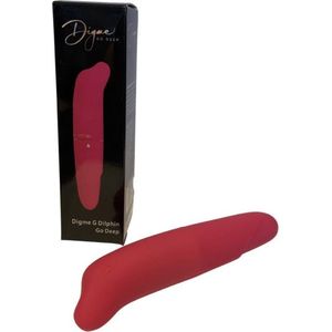 DIGME Delphin Vibrator 1 Stuk - handtas formaat - pocket size - clitoris en G-spot vibrator - Roze