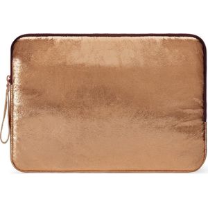 Premium laptop sleeve 13 inch - Laptop case - Computer hoes etui - Metallic rosé goud - BIEN moves