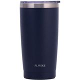 FLASKE Koffiebeker to go/ Tumbler - Wave - 500ml - RVS Thermosbeker van 500ML