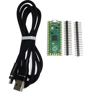 Raspberry Pi Pico kit : bordje – headers – USB-kabel