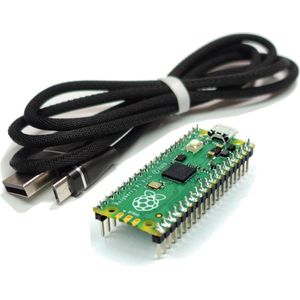 Raspberry Pi Pico kit : bordje – headers – USB-kabel