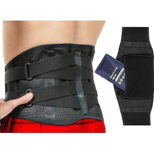 Fit Evolve® Rugbrace voor onderrug - Back Support - Postuur Corrector - Rugband -  Large/XL