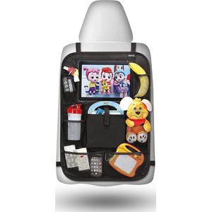 Nince Premium Luxe & Stevige Autostoel Organizer met Tablet Houder - 1 Stuk - Auto Stoel Organiser