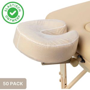 ZenGrowth - Disposable Hoofdsteunhoesjes - Wit - 50 stuks - Hypoallergeen - Bescherming voor de Massagetafel