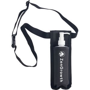 ZenGrowth® Heuptas met fleshouder - Holster voor massage olie met pompfles - 250ml