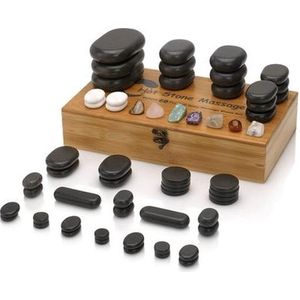 Hotstone - Massage Stones-  Set 60 stuks
