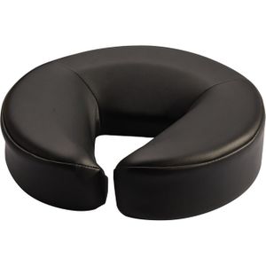 ZenGrowth - Hoofdsteun Kussentje - Zwart - Dikte 7.5cm - PU Leer
