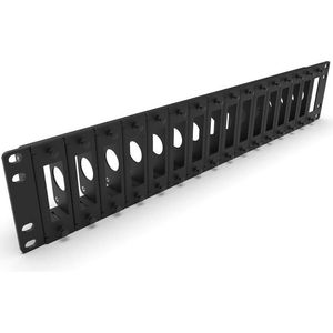 Raspberry - Rack Mount - 2U - Front Removable - Voor 16 Raspberry Pi's