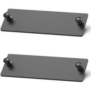 Set van 2 x blank cover voor Raspberry Pi 19 inch rack mount 1-5 Pi…