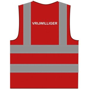 Vrijwilliger hesje RWS rood