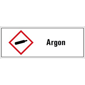 Argon GHS tekstbord 280 x 105 mm