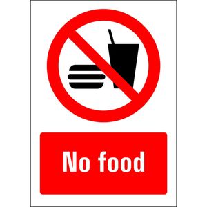 No food bord - kunststof 148 x 210 mm