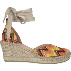 Fred De La Bretoniere - Multicolor Zigzag - Espadrilles - Veelkleurig - Jute Zool