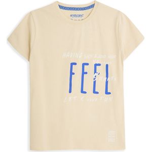 4PRESIDENT - T-shirt - Bleached Sand - Jongens