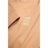 Bonnie Doon Grafische Panty 40 Denier Licht Bruin Dames maat S/M - Grafisch - Print - Gladde Naden - Maximaal Draagcomfort - Chique Panty - Feestelijk - Eclectic Tights - Huidskleur - Bruin - Beige - Macaroon - BP221911.275