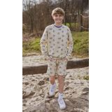 4PRESIDENT - Pom - Korte Broek - Bleached Sand - 95% Katoen / 5% Elastaan