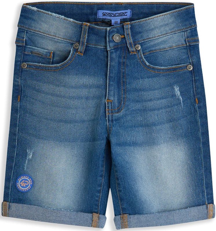 4PRESIDENT - Korte Broek - Denim - 5-Pocket Design