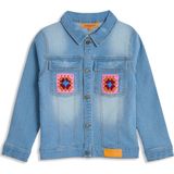 4PRESIDENT - Norma - Denim Jas - Blauw - 95% Katoen / 5% Elastaan