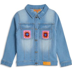 4PRESIDENT - Norma - Denim Jas - Blauw - 95% Katoen / 5% Elastaan
