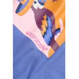 4PRESIDENT - Nessa - T-shirt - Baja Blue - 95% Katoen / 5% Elastaan